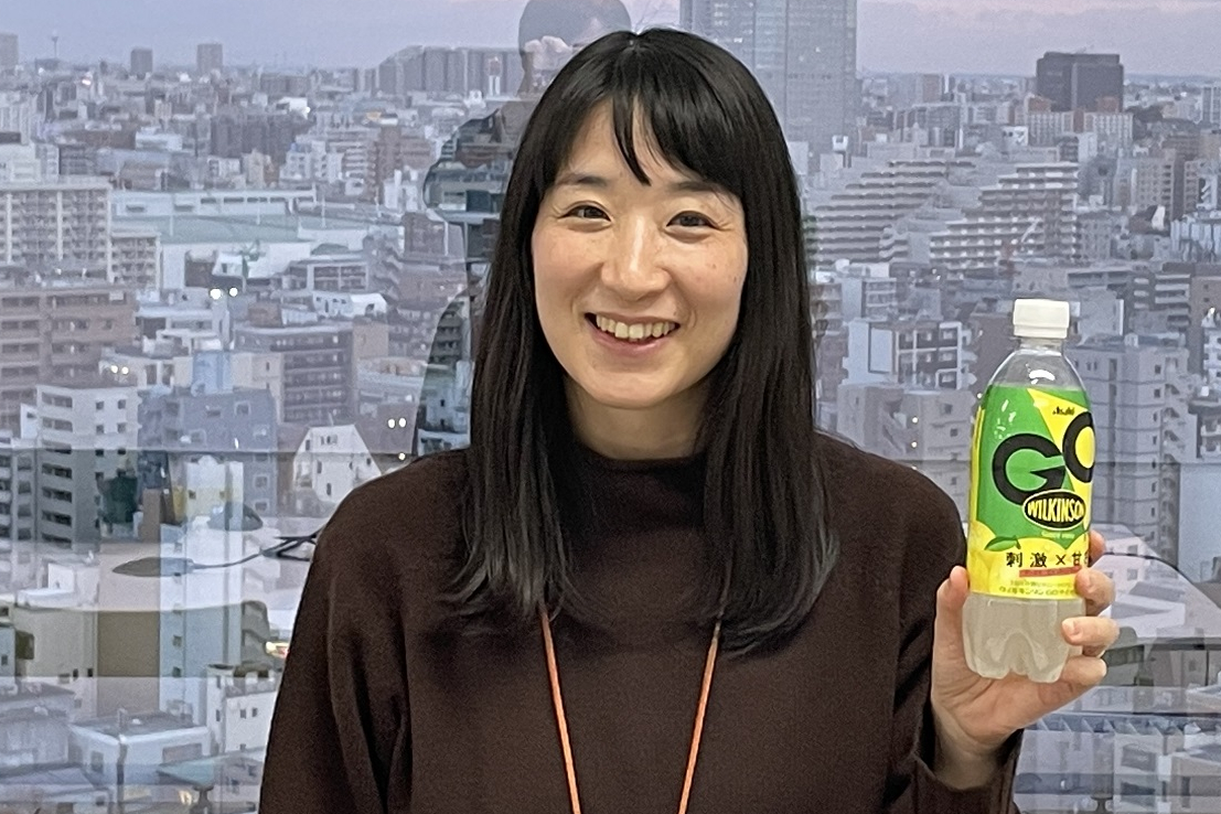 アサヒ飲料 マーケティング一部 無糖炭酸・果汁グループの土井香澄氏