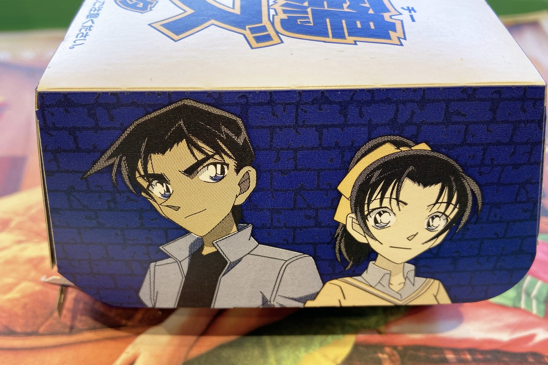 パッケージは数量限定で「名探偵コナン」コラボ。各キャラクターがデザインされている