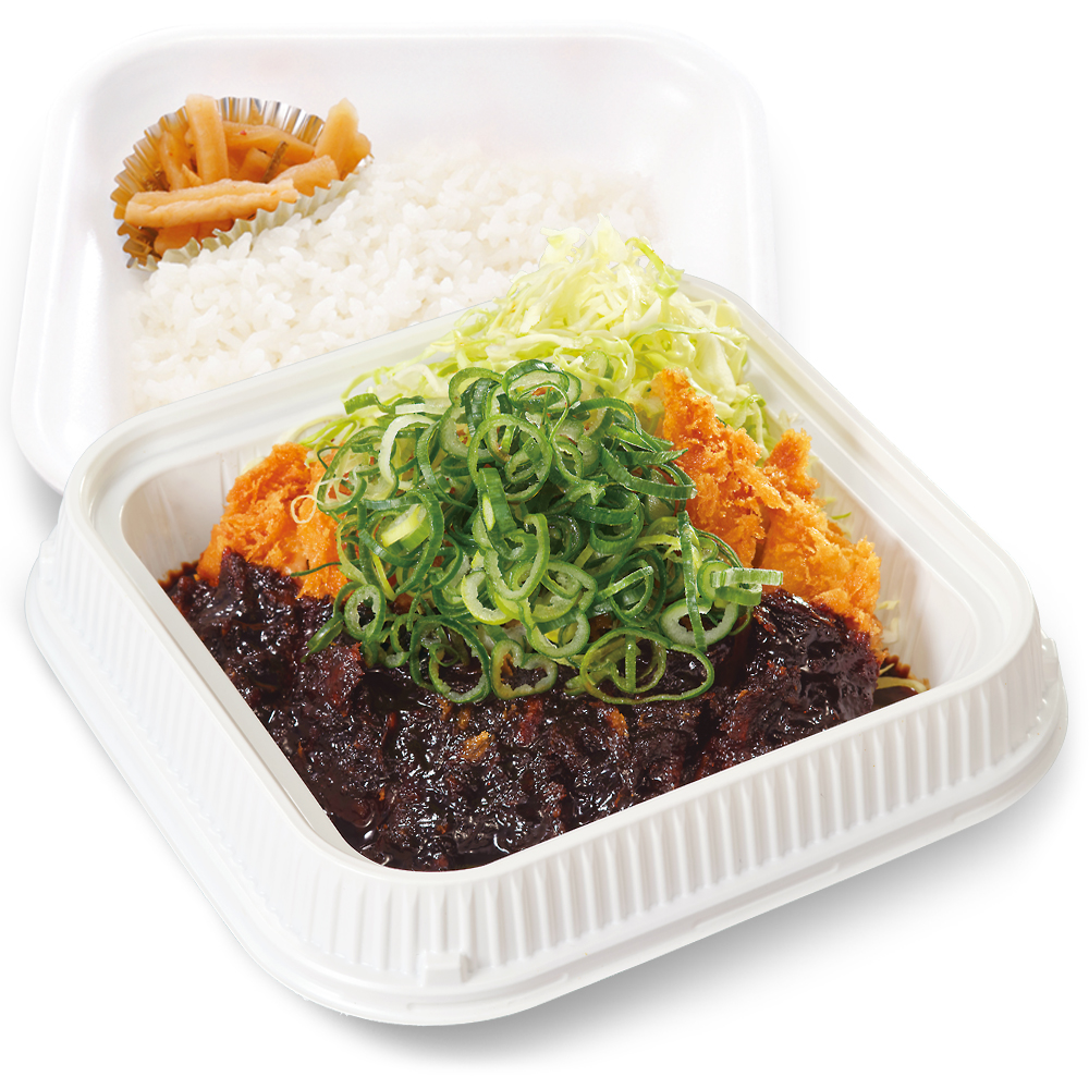 「ねぎ味噌ロースカツ弁当」（853円）