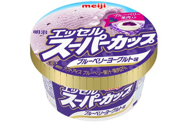 明治 エッセル スーパーカップ ブルーベリーヨーグルト味