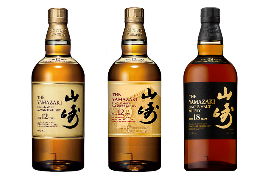 「サントリーシングルモルトウイスキー山崎 12年（当選時にラベルの選択は不可）」や「18年」が登場
