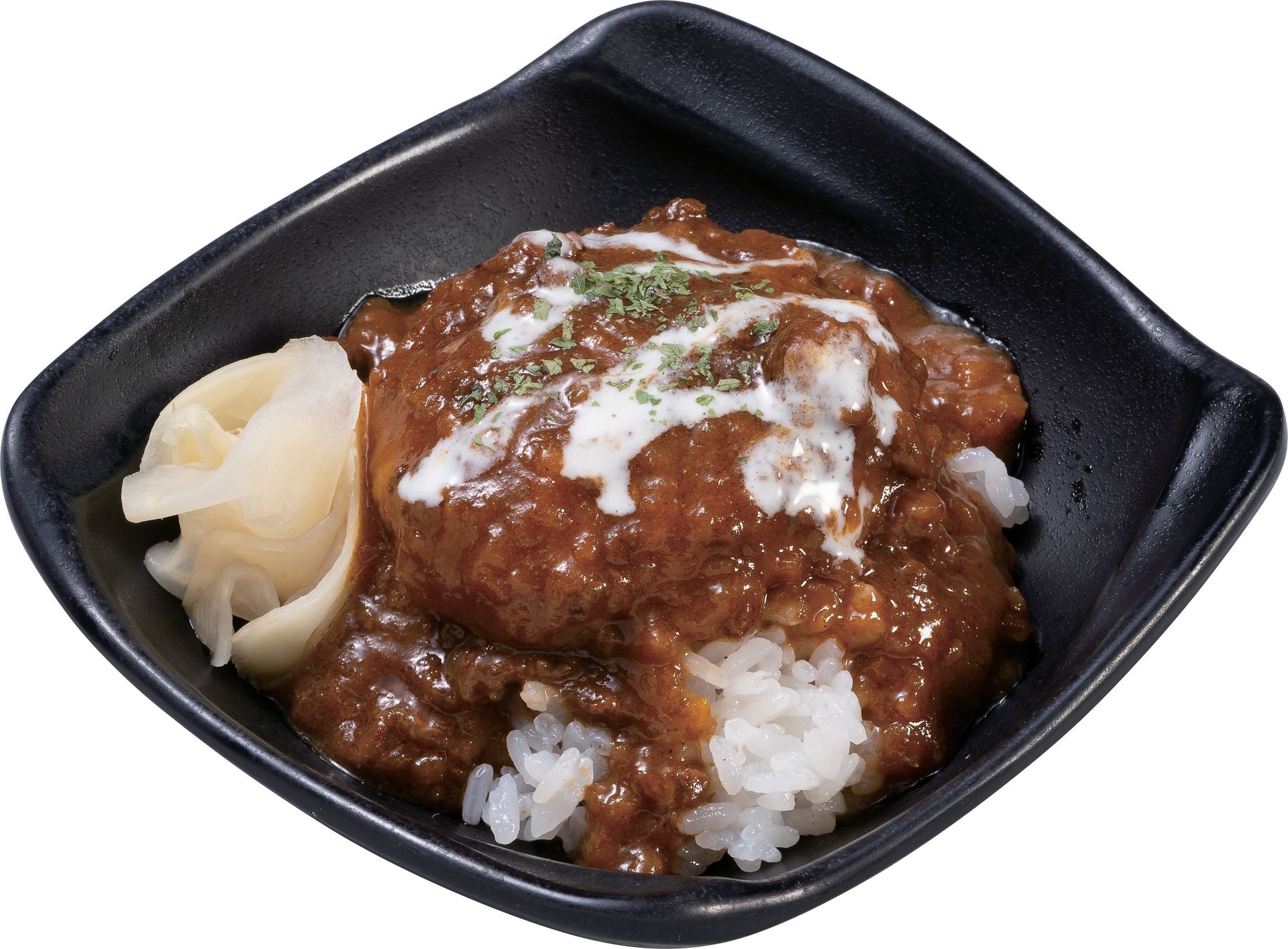 「ハンバーグ＆黒毛和牛カレー」（649円）