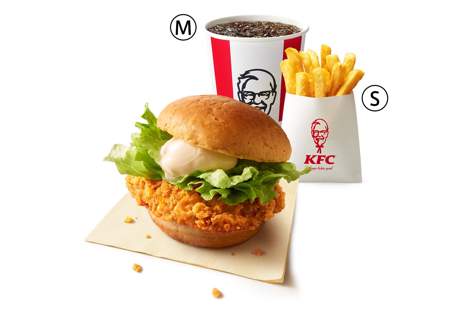 チキンフィレバーガーセット