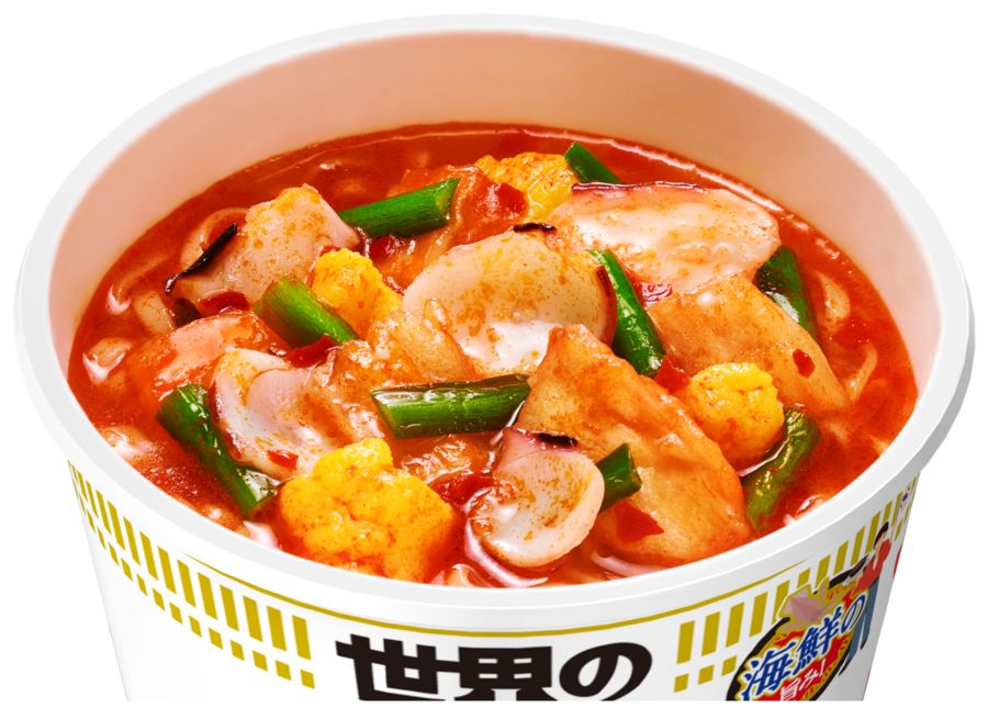 「カップヌードル コク辛海鮮キムチチゲ」（236円前後）