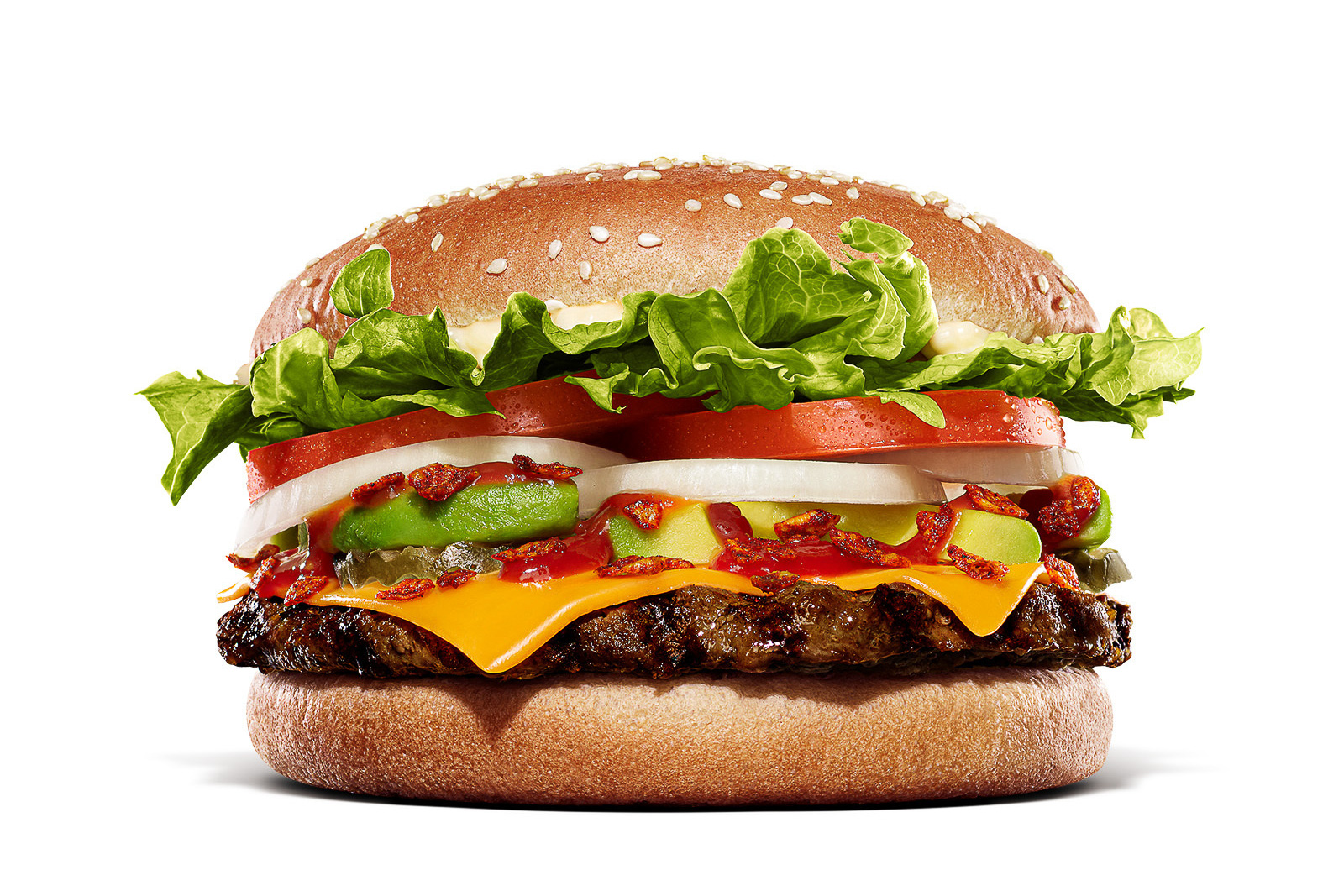 バーガーキング「チーズメキシカン アボカドワッパー」（940円/セット 1240円）