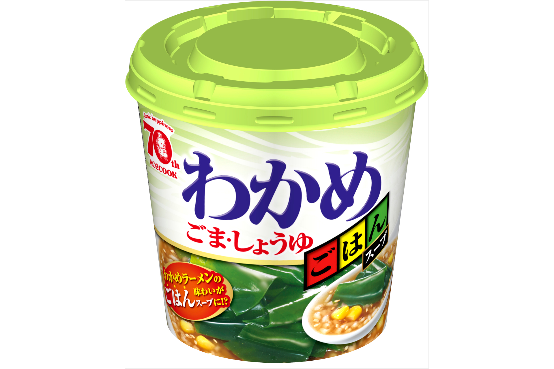 エースコック「わかめごはんスープ ごま・しょうゆ」