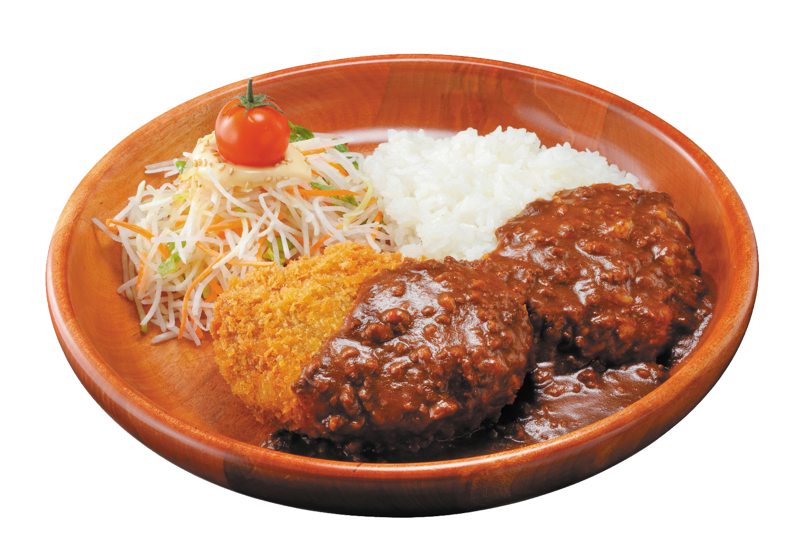 「メンチカツカリーディッシュ（ハンバーグなし）」（1170円）