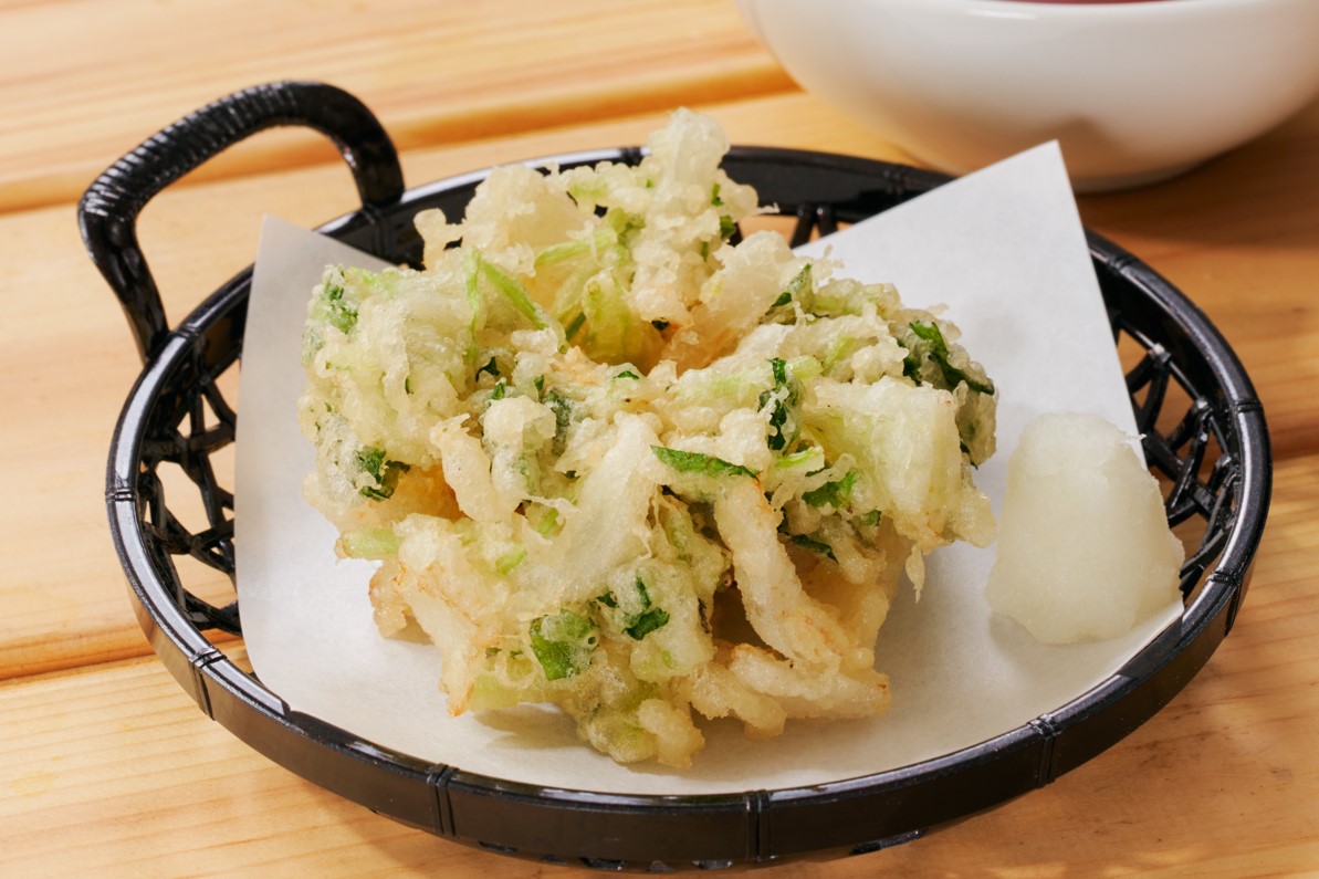 「淡路島産玉ねぎのかき揚げ」（274円）