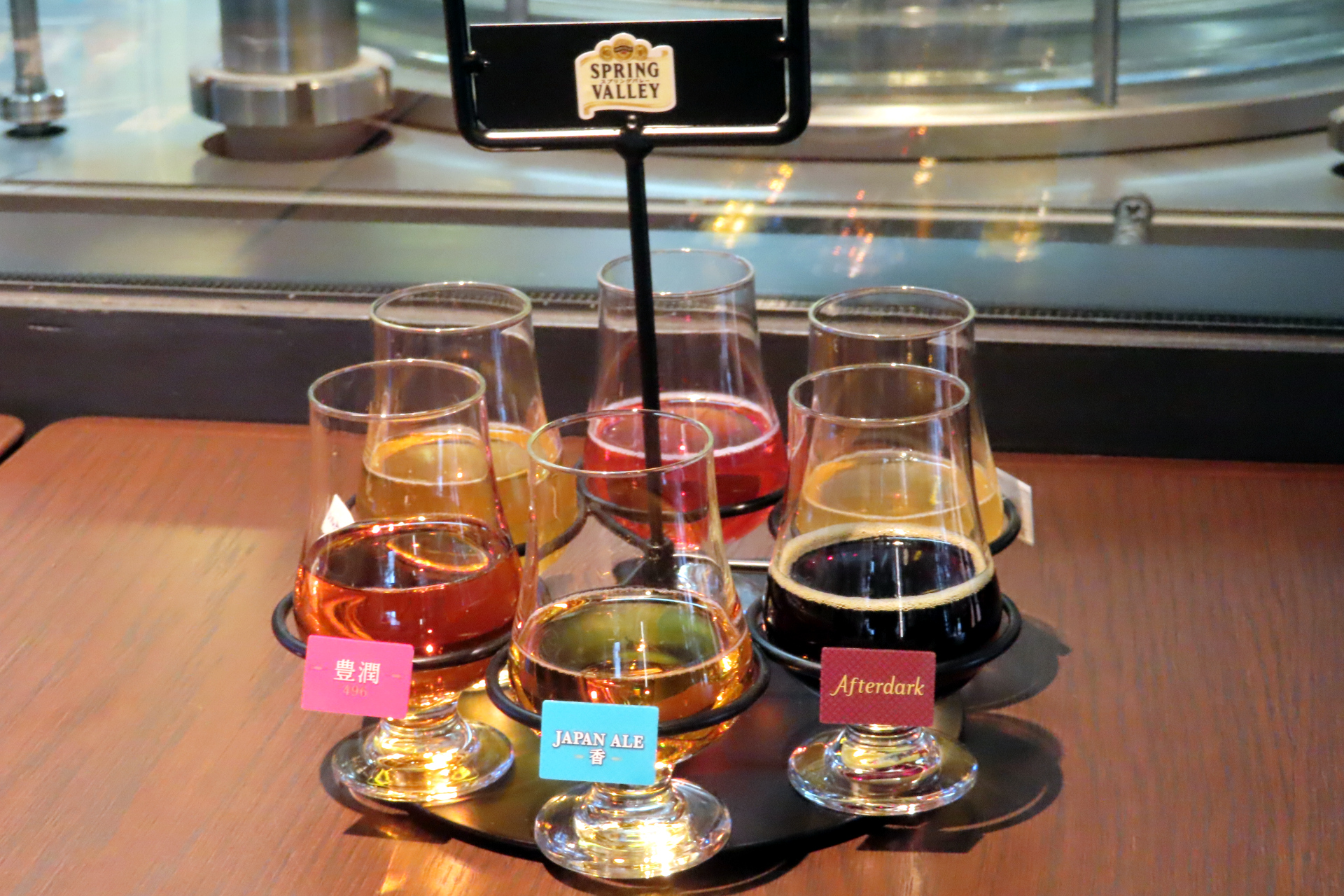 飲み比べできるビアフライト