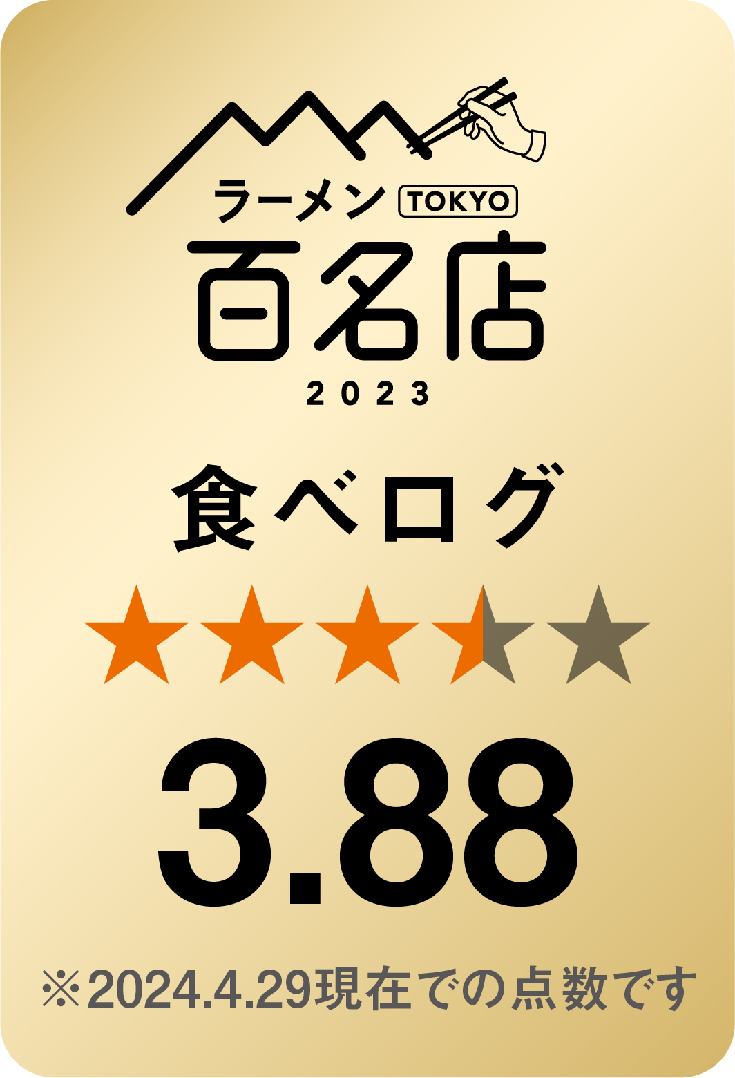 「三ん寅」監修の「味噌らーめん（生姜入り）」（450円～）