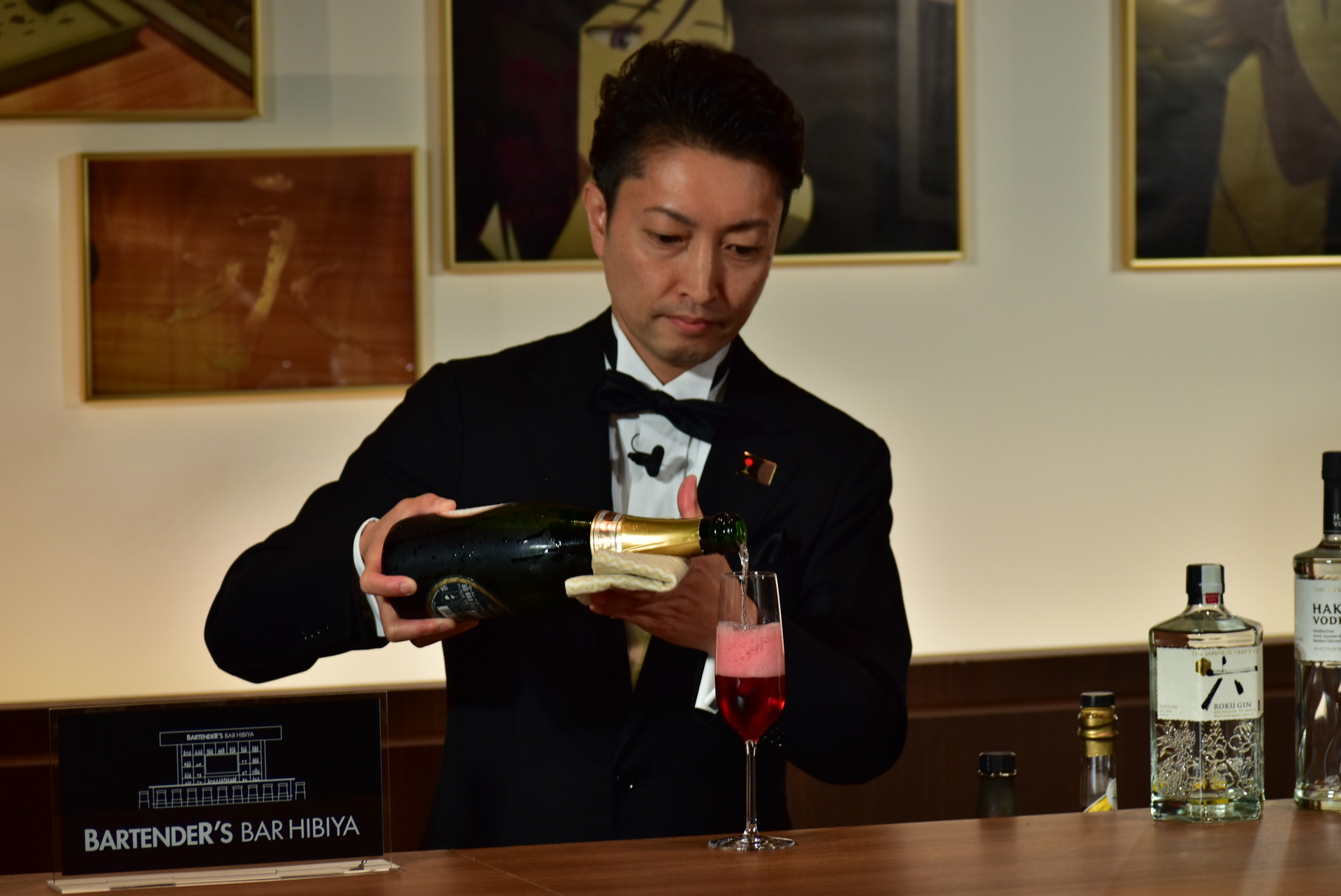 最初に作ったのはキール・ロワイヤル