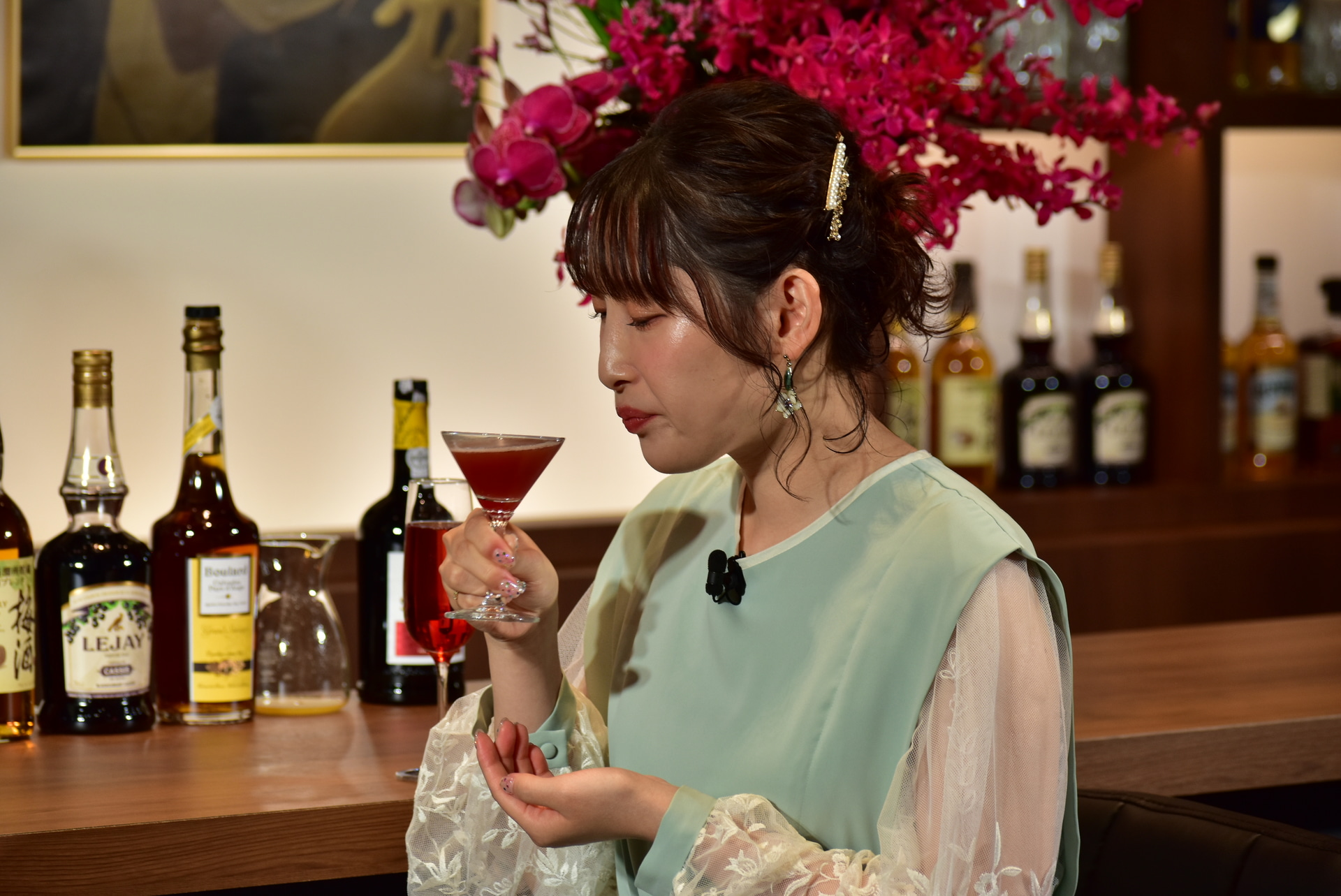 続いてサントリー ザ・カクテルアワード2023を受賞した「梅雅」も試飲