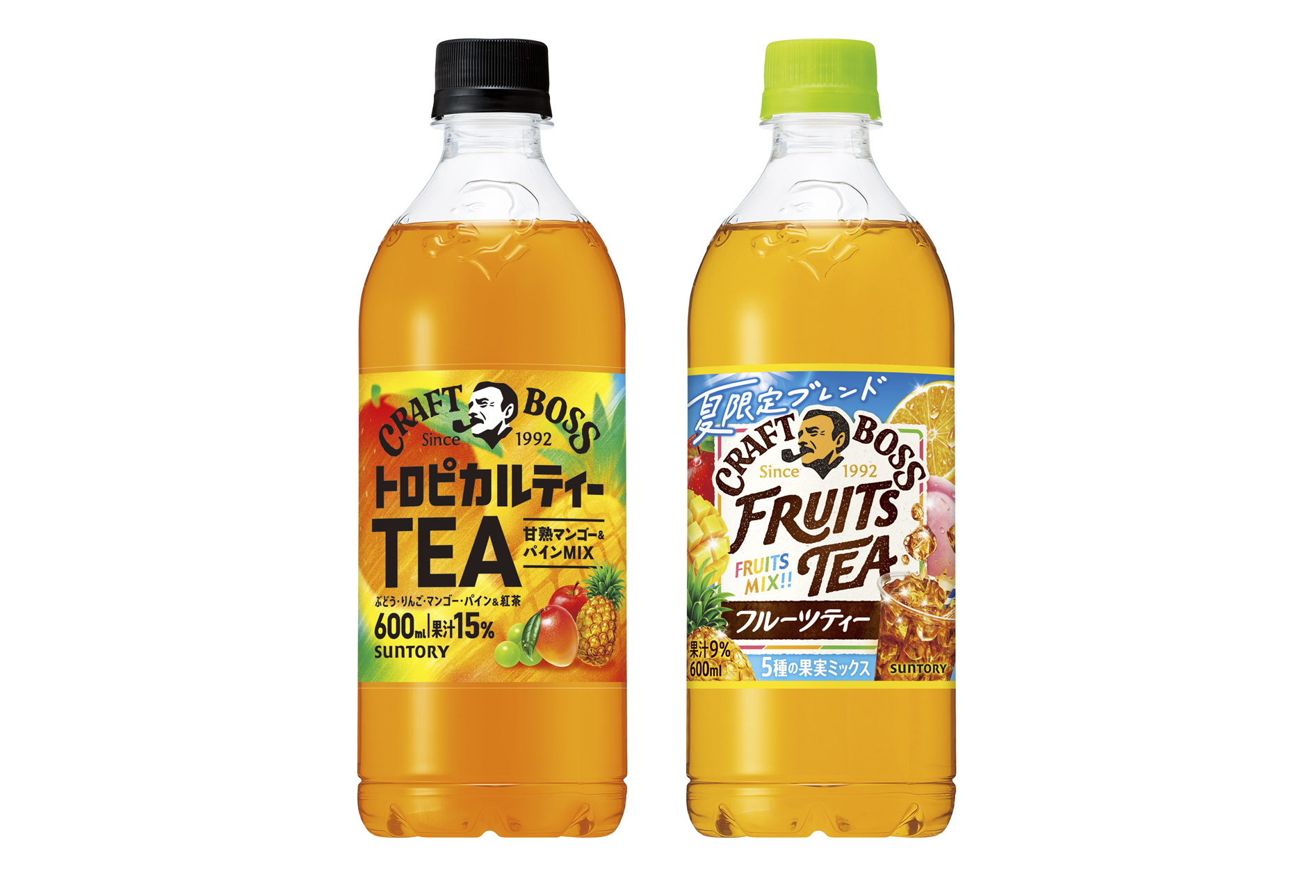 「クラフトボス トロピカルティー」「クラフトボス フルーツティー」