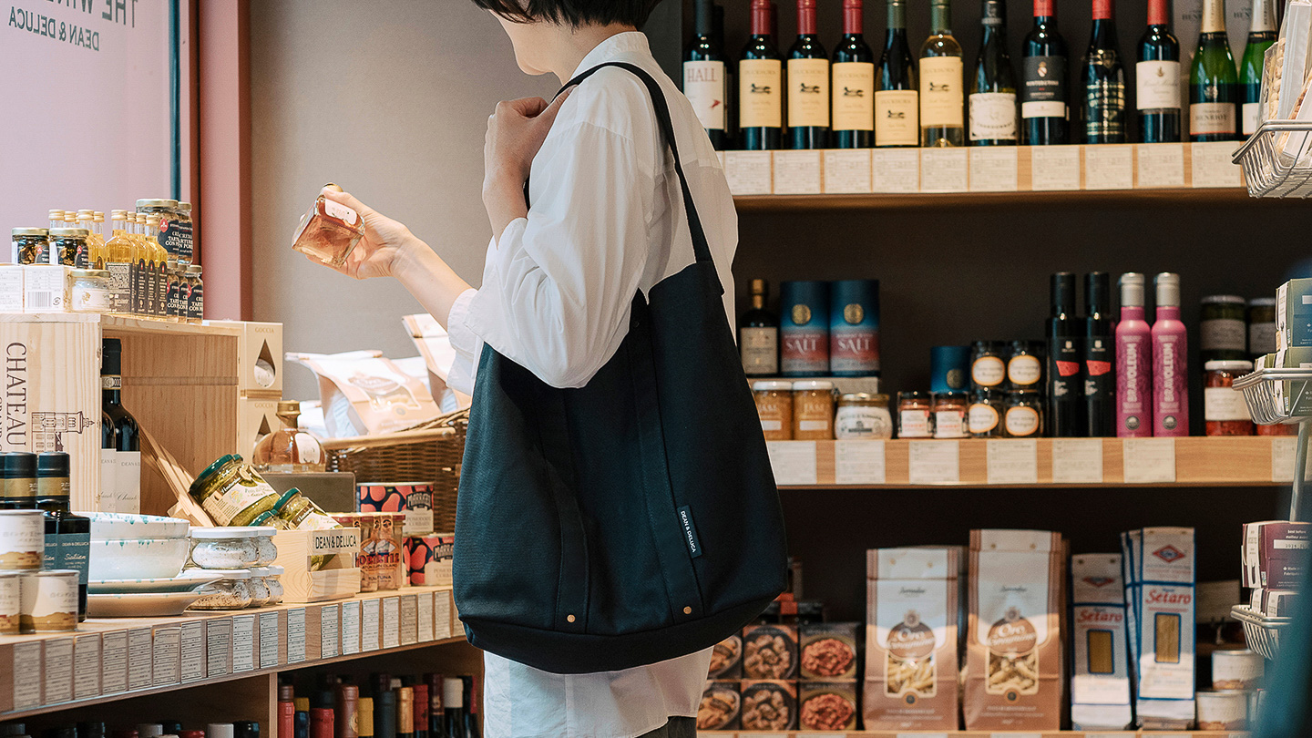 DEAN & DELUCA「コットントートバッグ」（Lサイズ）