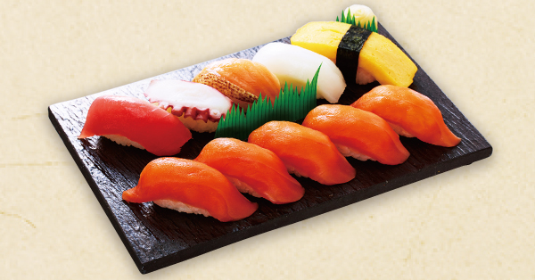 サーモンたっぷり握り