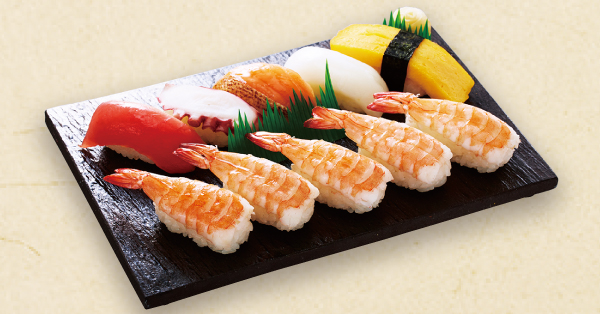 えびたっぷり握り