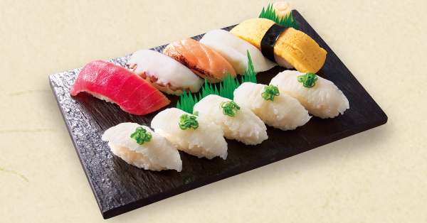 えんがわたっぷり握り