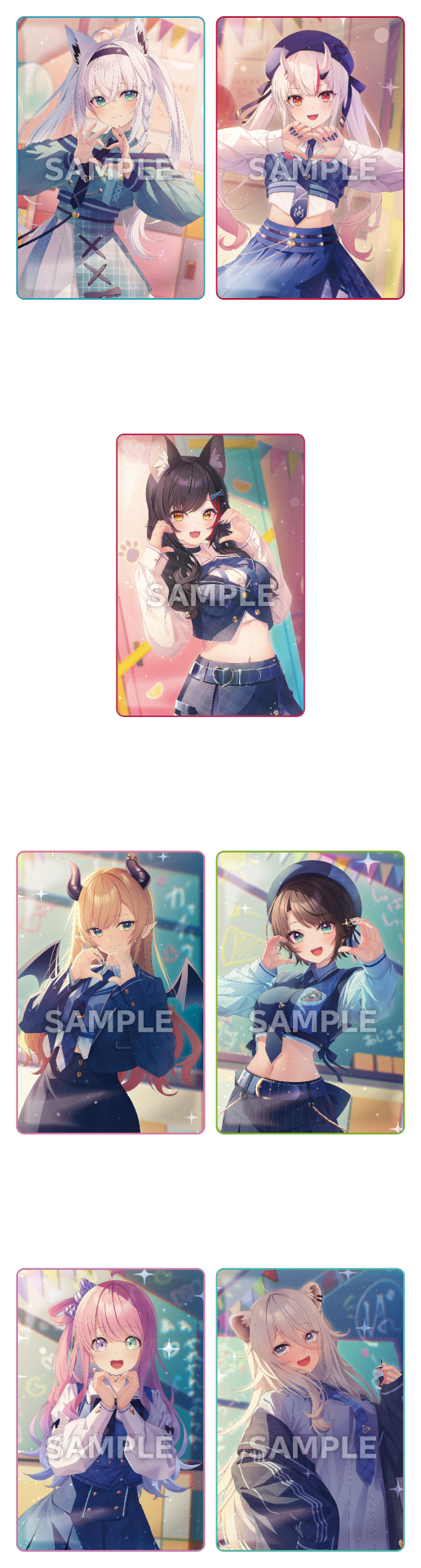 「『ホロライブ』ビッグブランケット（全7種）」（各9900円）