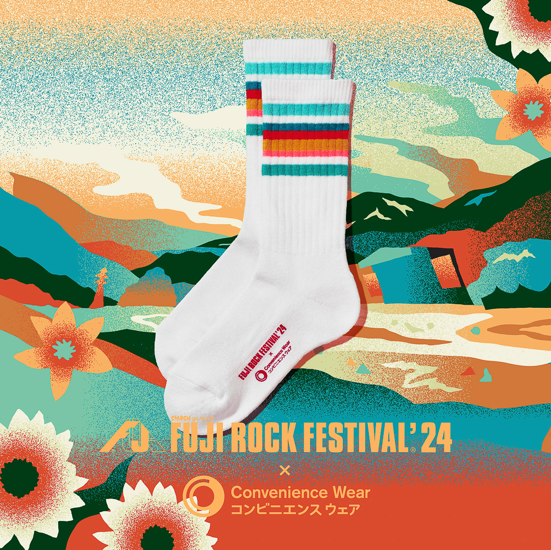 「ラインソックス フジロック'24」（フジロック'24ホワイト）