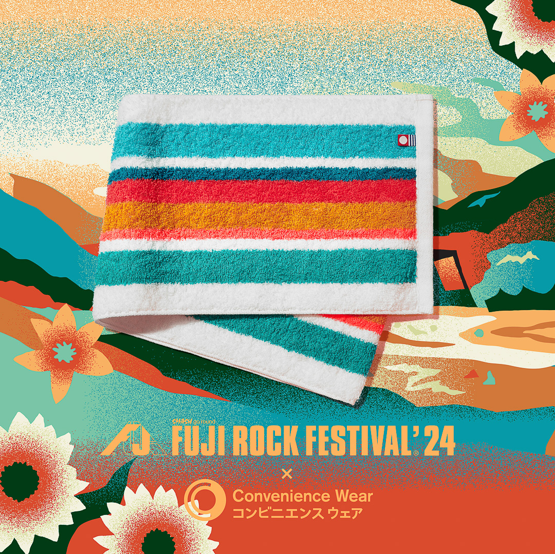 「今治マフラータオル フジロック'24」（フジロック'24ホワイト）