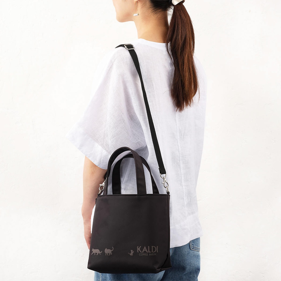 カルディ、ネコがかわいいシッパーバッグが付いた「ニャンコーヒー