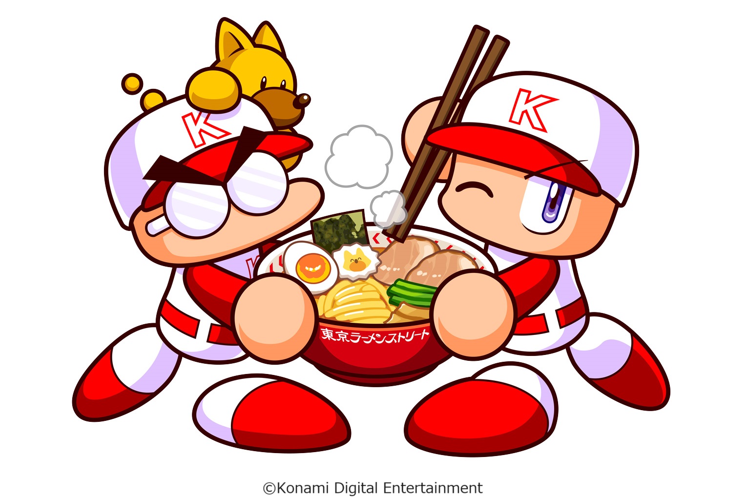 東京ラーメンストリートがパワプロコラボ装飾に