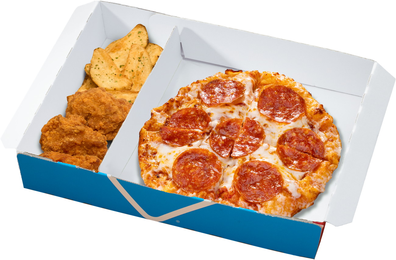 食べきりサイズになった「ピザBENTO」