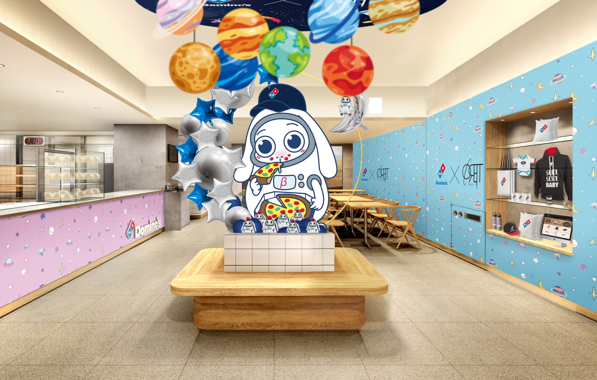 ORβITデザインのコラボレーション装飾に