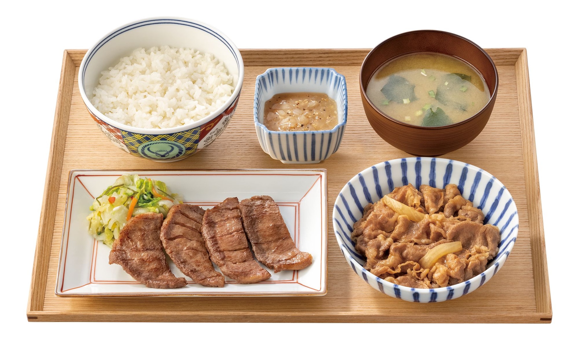 牛たん・牛皿御膳（牛たん4切）