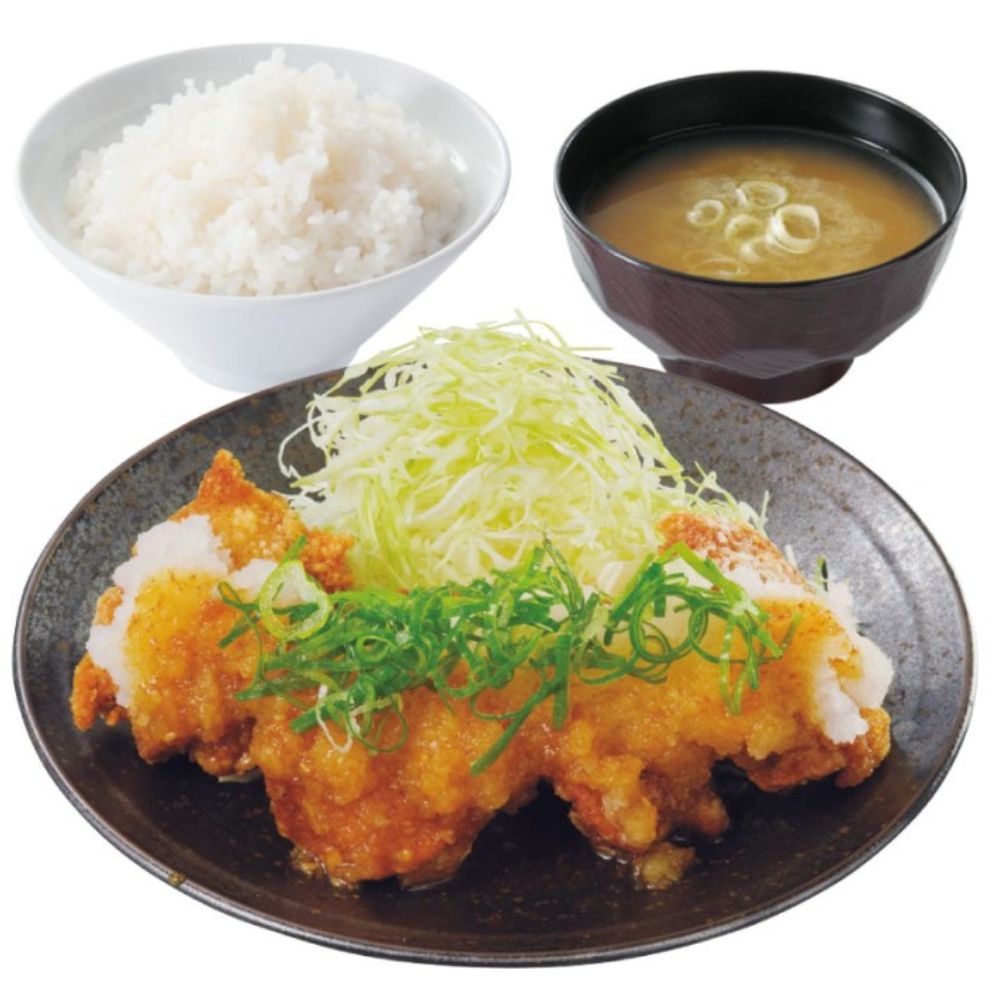 ねぎおろしからあげ定食