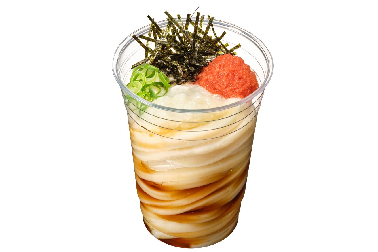 「明太とろろシェイクうどん」（390円）