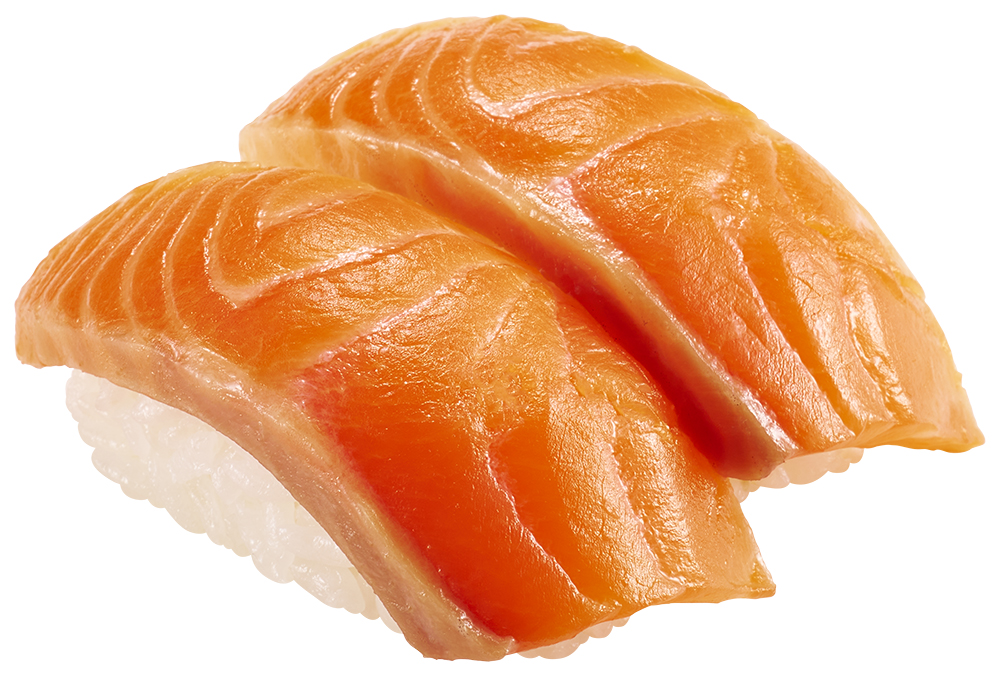 「大切りサーモン 100円）