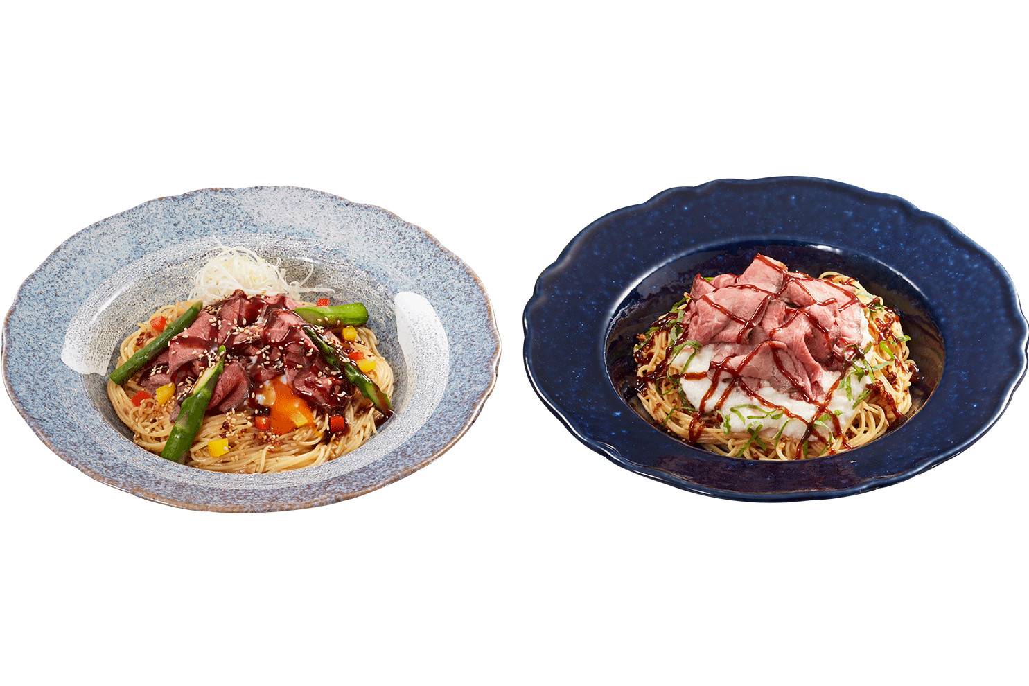 ジョリーパスタのローストビーフを使った冷製パスタ2品