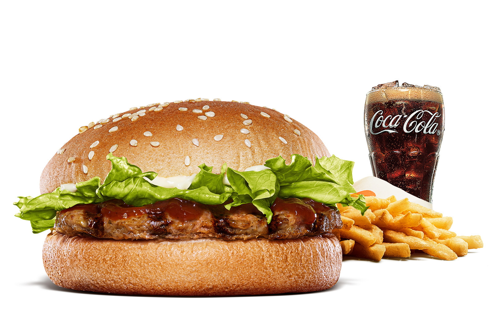 「BBQレタスバーガー」（550円）