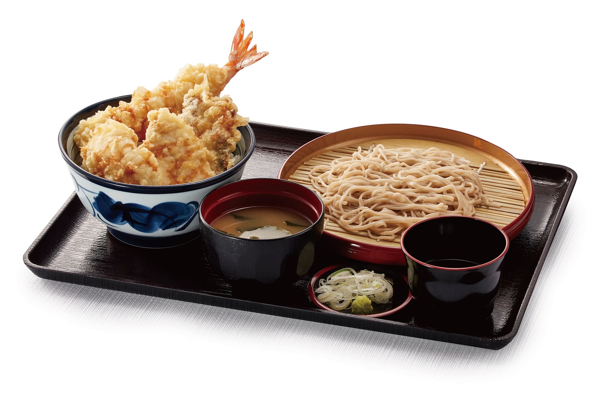 「夏のごちそう天丼 小そば（小うどん）セット」（1560円）