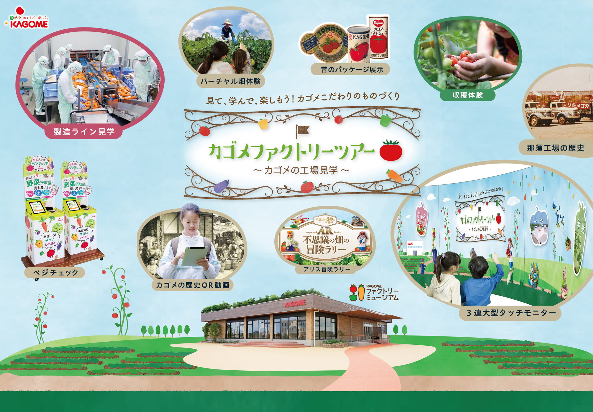 大型タッチモニター（正面）