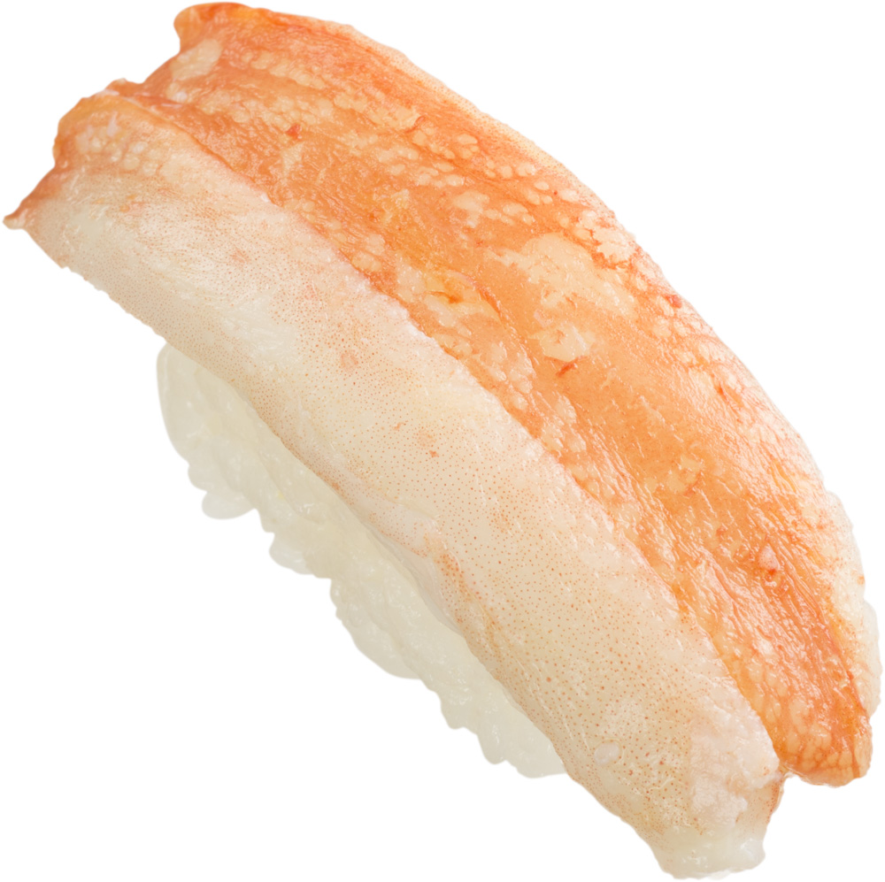 「ボイル本ずわい蟹1貫」（120円/130円/150円）