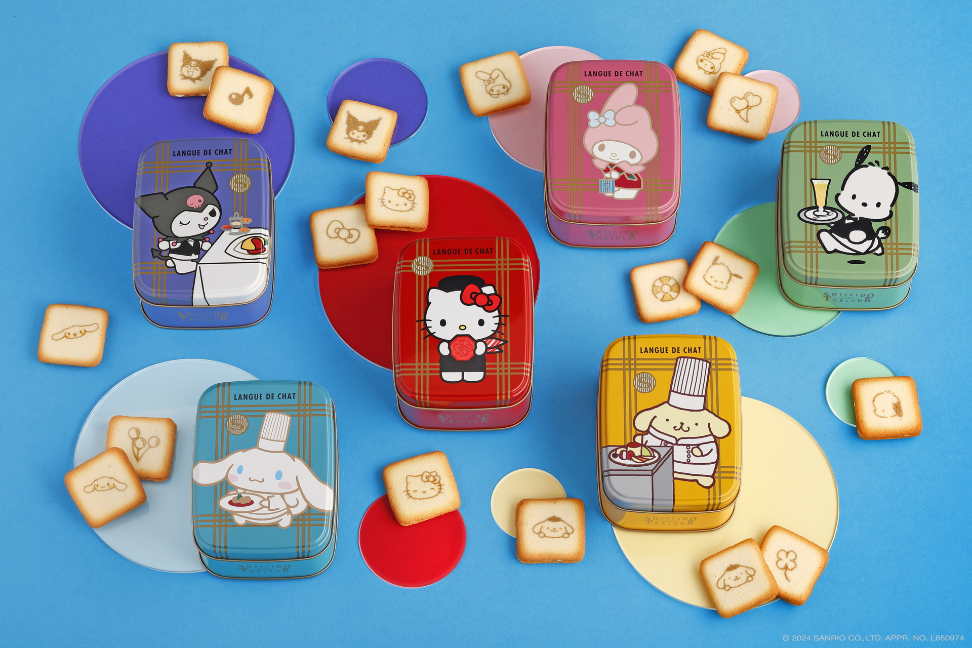 資生堂パーラー×サンリオ「ラング ド シャ ブラン」