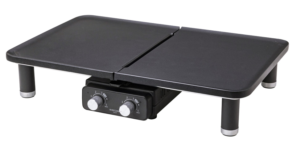 ドウシシャ、火力をそれぞれ調整可能なデュアルプレート構造「evercook