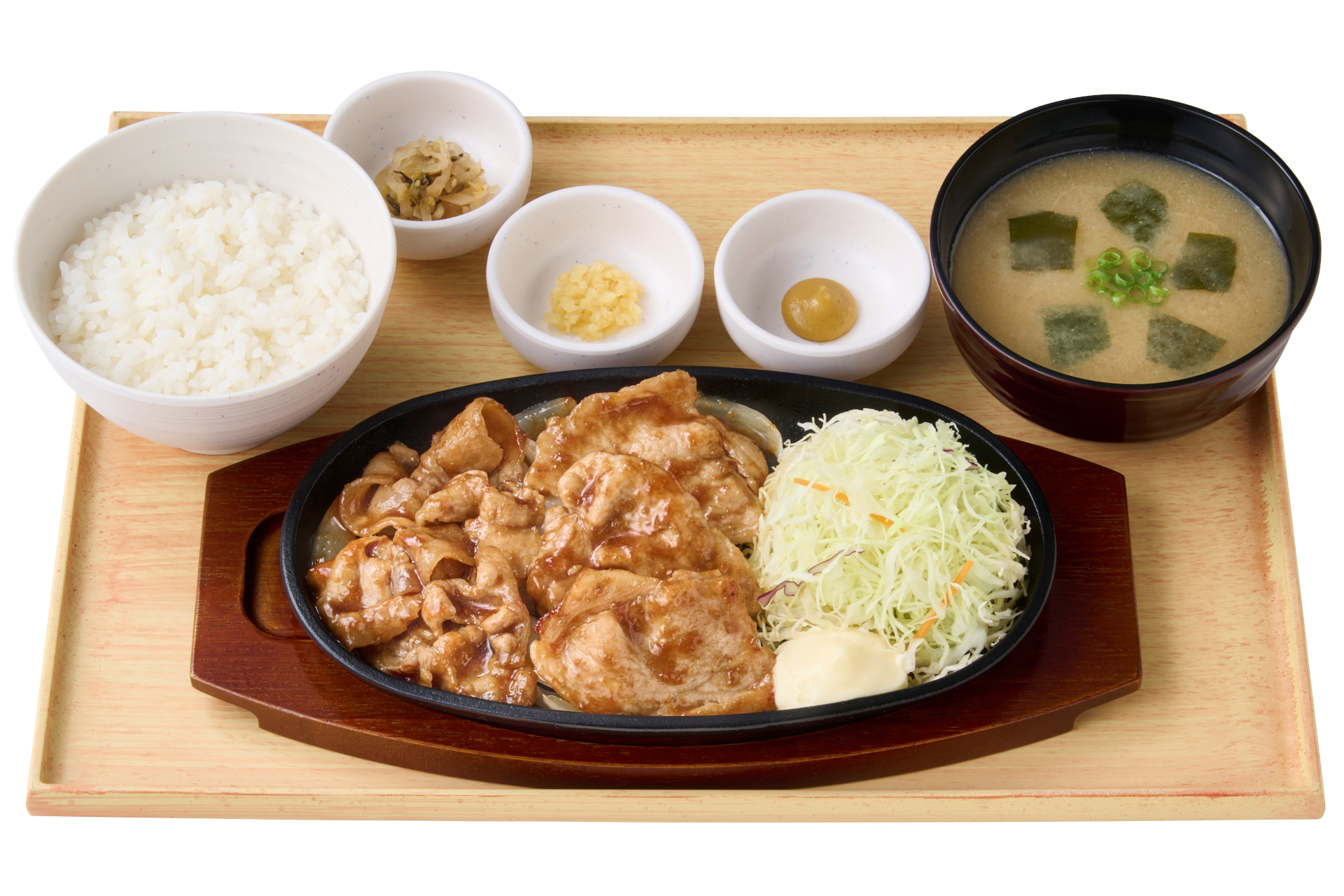 ～三元豚使用～ ロースとバラの極みしょうが焼定食