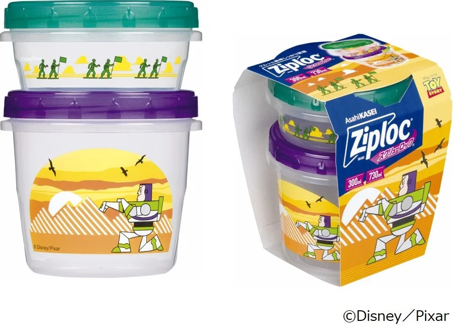 ジップロック スクリューロック 300mL＆730mL 各1個入＜トイ・ストーリー＞24
