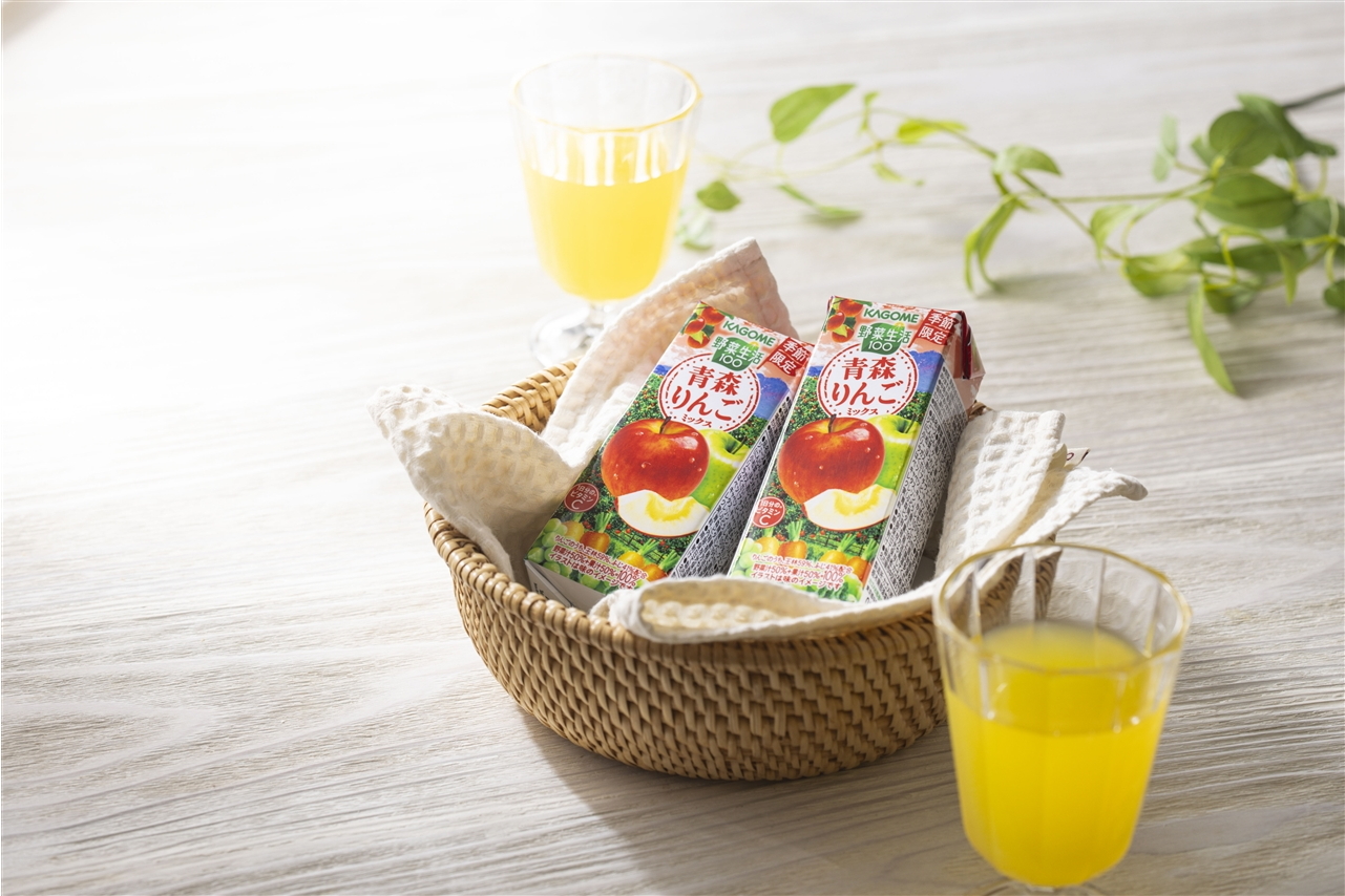カゴメ「野菜生活100 青森りんごミックス」