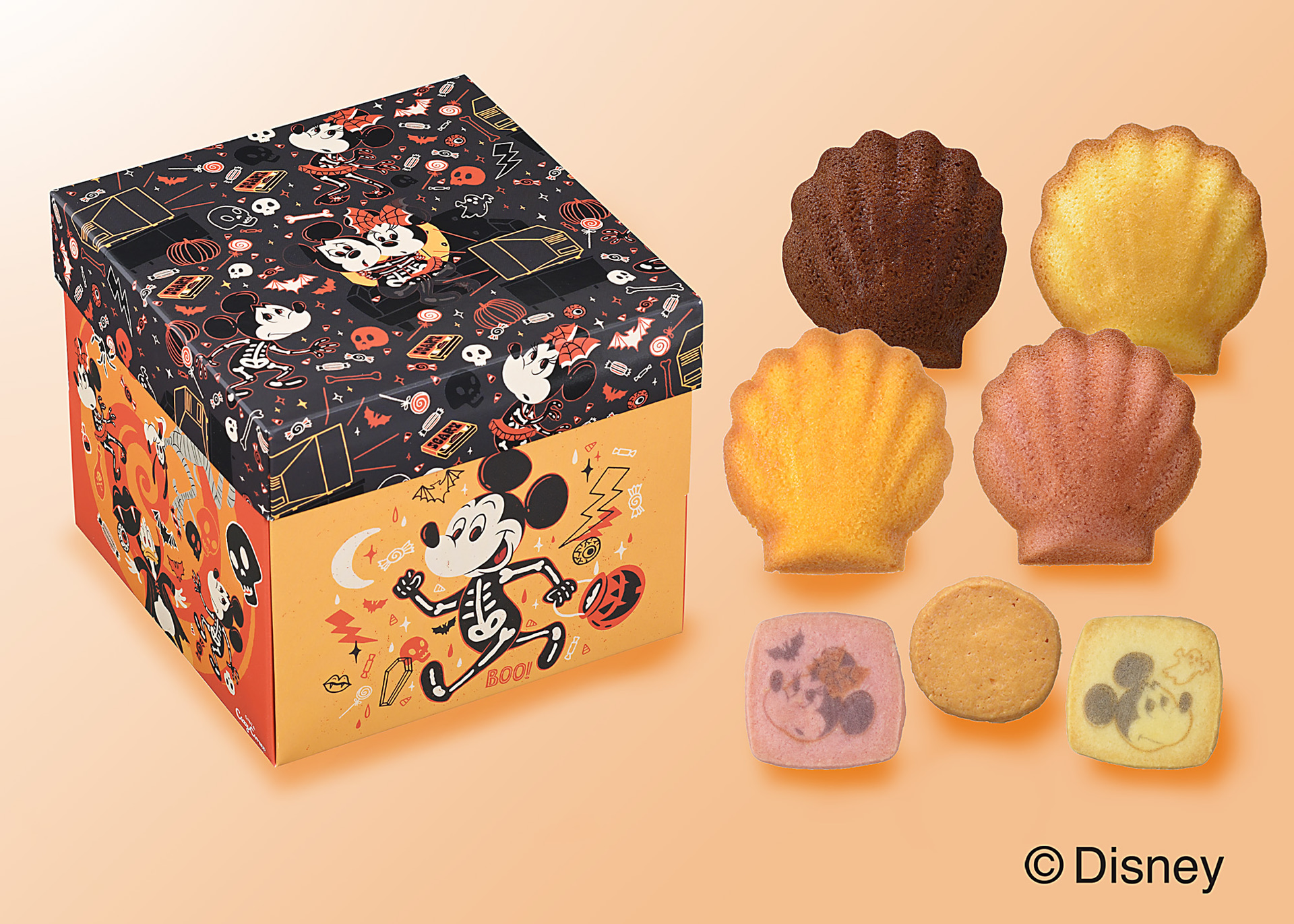 「＜ディズニー＞ハロウィンパーティーボックス（14個入）」（1296円）