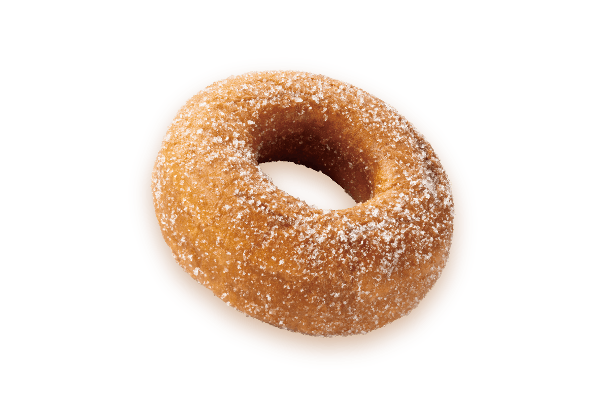 お店で揚げたドーナツ（メープル）