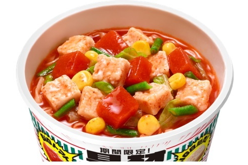 大きな具材のカップヌードル シーフードヌードル ビッグ