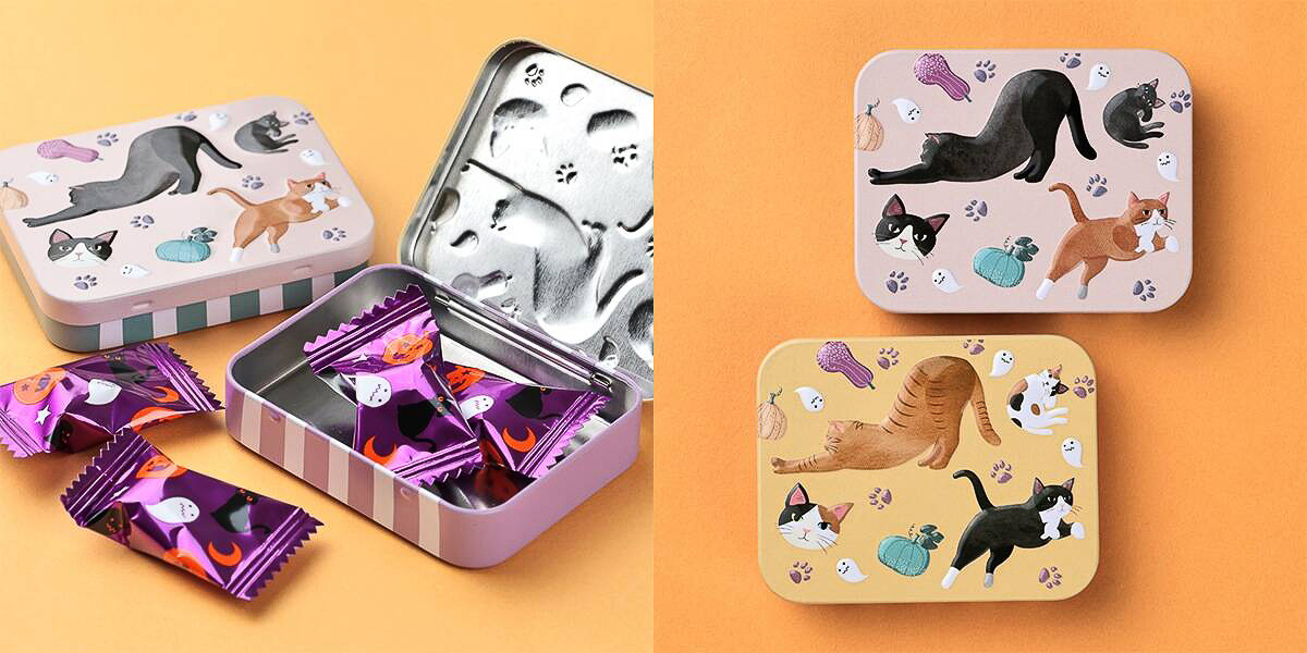 カルディコーヒーファーム「ハロウィンネコミニ缶」