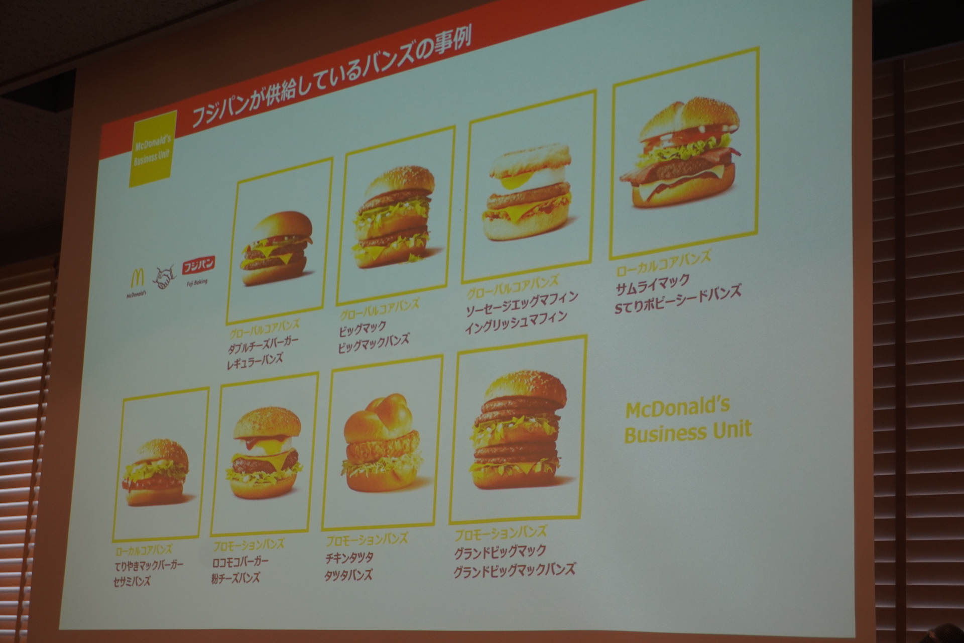 フジパンが供給しているバンズの事例