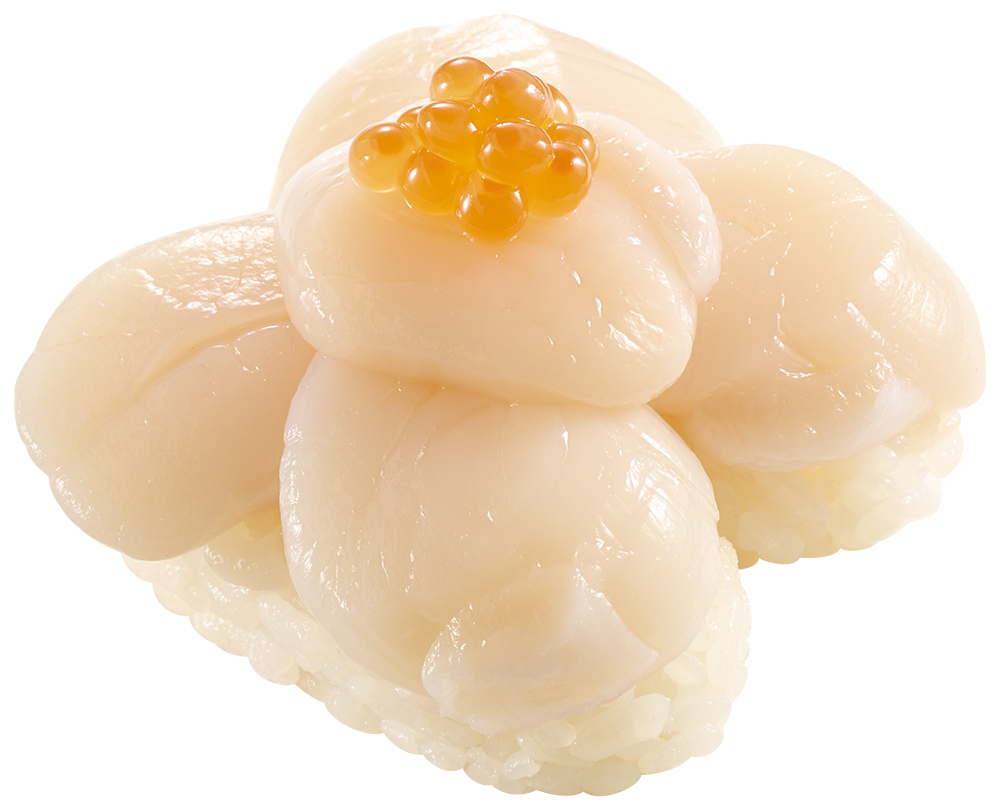 「ほたててんこ盛り」（360円～）
