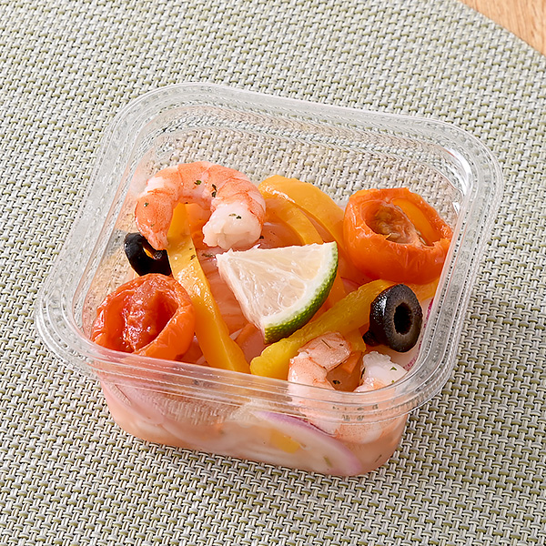 「海老とトマトのセビーチェ」（378円）