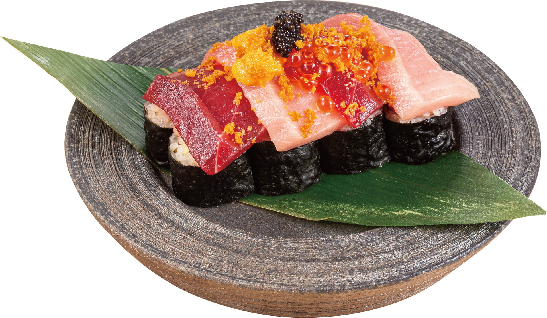 「7周年のアニバーサリーのっけ寿司」（855円）